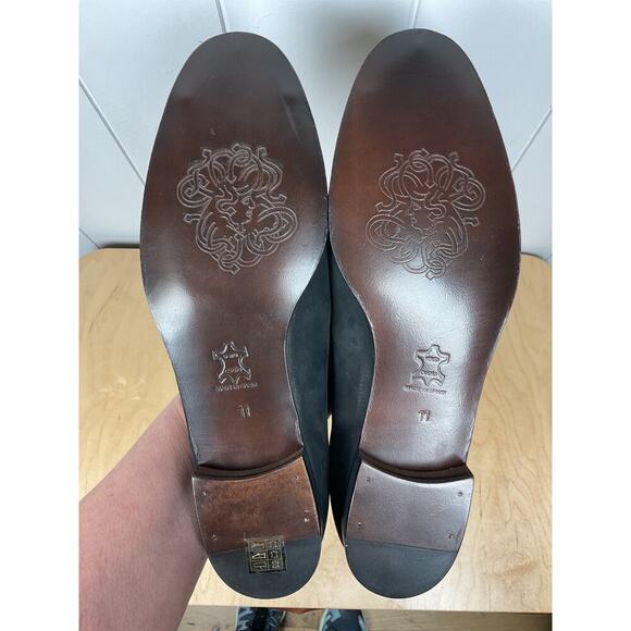 Cobra Society Black Nubuck Leather Loafer Womens Slip On Shoes Size 11 - Picture 8 of 8